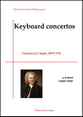 Concerto in C major, BWV 976 piano sheet music cover